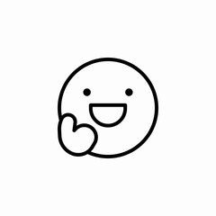 Obraz premium smiling heart icon sign vector