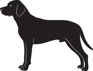 Treeing Tennessee Brindle Silhouette