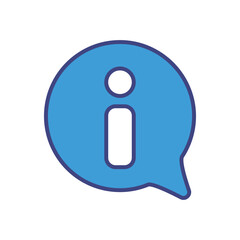 Info icon vector stock illustration