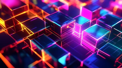 "Colorful Mosaic Tessellation Pattern with Geometric Shapes and Abstract Design"