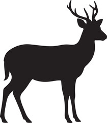 Visayan Spotted Deer Silhouette