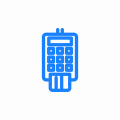 barcode scanner icon sign vector
