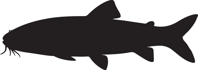 Yoyo Loach Silhouette Side View Single Icon