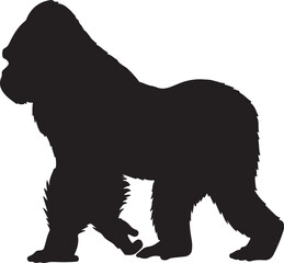 Zorilla Animal Silhouette Side View