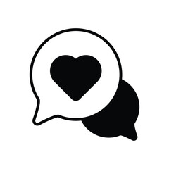 Chat icon vector stock illustration