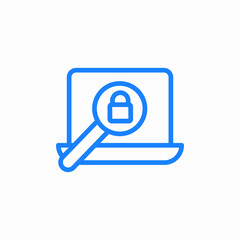 magnifying glass icon sign vector