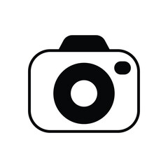 Camera icon vector stock illustration