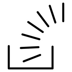 Stack Overflow Logo Vector Line Icon Design