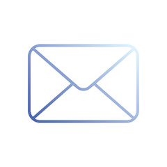 Mail icon vector stock illustration