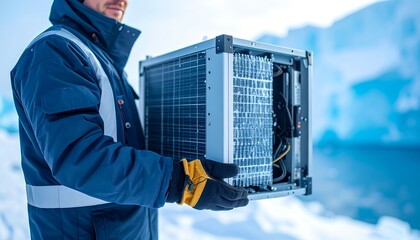 Finnish Data Center Specialist Showcases Arctic Immersion Cooling System in Blue Ice Tones