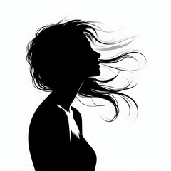 silhouette of a woman
