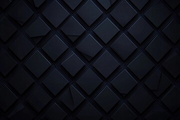 Dark, textured, diamond-shaped pattern.  Broken, square tiles arranged in a grid.  Deep, rich dark grey/black color.  Geometric design, industrial feel