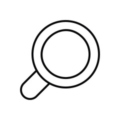 Search icon vector stock illustration