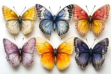 butterfly isolated on white