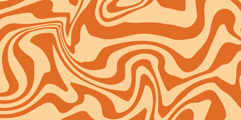 Retro caramel line background. Salted caramel liquid desert texture.