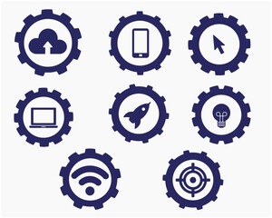 Technology and Development Core System Icons