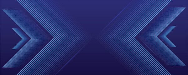 Futuristic abstract background with overlap layer. Modern geometric shapes lines design elements. Glowing blue lines. Future technology concept.