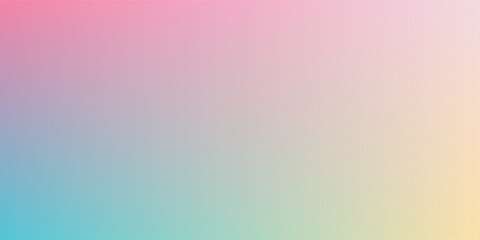 Obraz premium Abstract clear blue sky. Pastel rainbow. Light blue, pink and yellow color vector banner. Pastel gradient sky pattern.