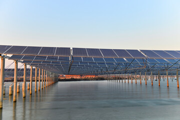 Solar panels green energy light energy