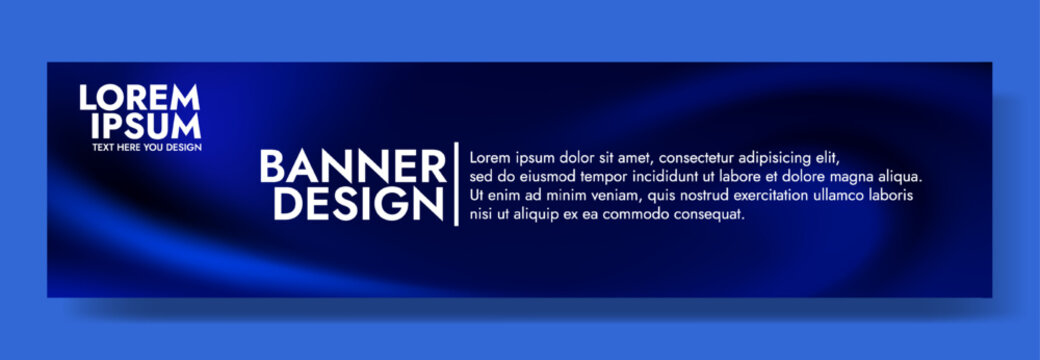 Modern banner design with a celestial inspired background