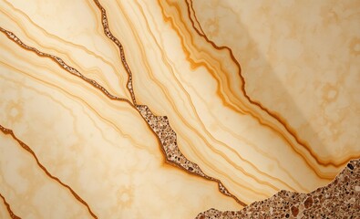 A tranquil canvas of soft sepia and ochre where intricate lines of elegant marble and granite weave seamlessly together creating a serene and timeless backdrop for your design 