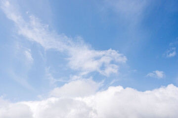  5月の山から見た青空と雲26