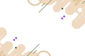 abstract background with flowers and butterflies