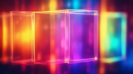 abstract background with colorful lights