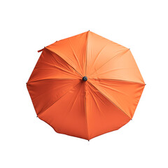 Modern Compact Beach Umbrella with a Stylish Foldab Isolated on Transparent Background