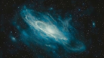 Fototapeta premium Spiral Galaxy Cosmic Nebula Deep Space Starry Night