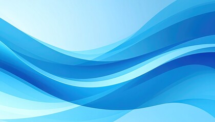 Obraz premium Abstract Blue Wave Background. (5)