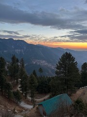 mountain landscape in the morning