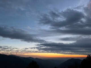 mountain landscape in the morning