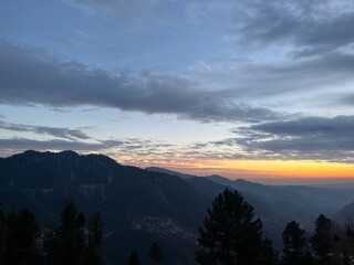 mountain landscape in the morning