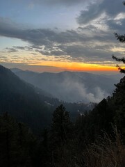 mountain landscape in the morning