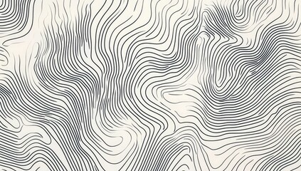 Abstract graphic with flowing, wavy lines