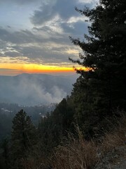 mountain landscape in the morning