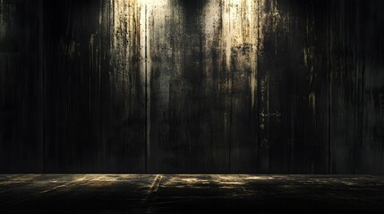 Dark Moody Grunge Background Texture Old Wood Wall Floor