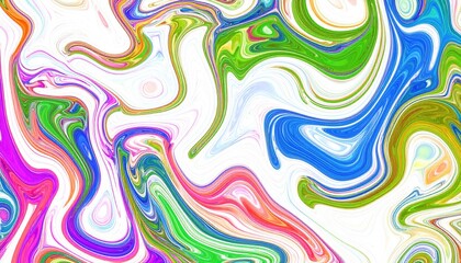 Abstract Colorful Swirl Pattern.