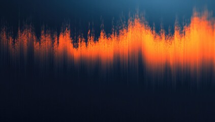 Abstract fiery streaks against a dark background