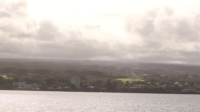 Hilo Bay landscape Hawaii