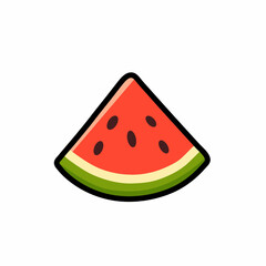 watermelon vector illustration
