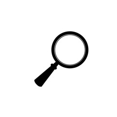 Magnifying glass icon. Loupe vector illustration on isolated background. Searching sign business concept.