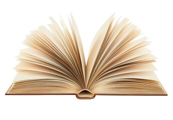 Open book with pages fanned wide