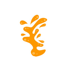 Obraz premium orange splash vector