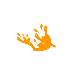Obraz premium orange splash vector