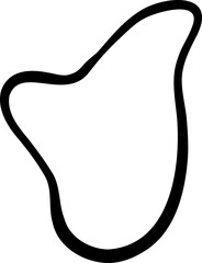 Abstract Wave-Like Blob with Fluid Motion in Hand