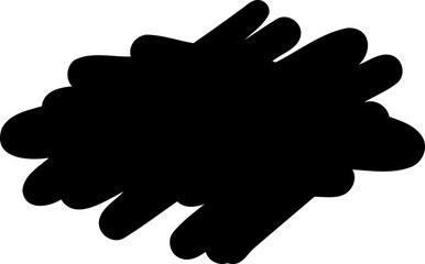 Bold Oblong Scribble Form