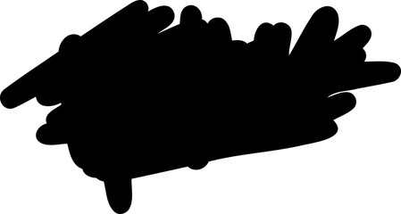 Tall Narrow Scribble Mass