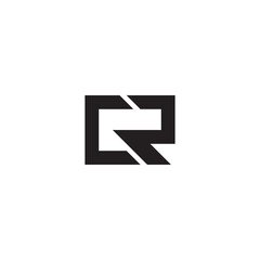 Modern CR logo initial